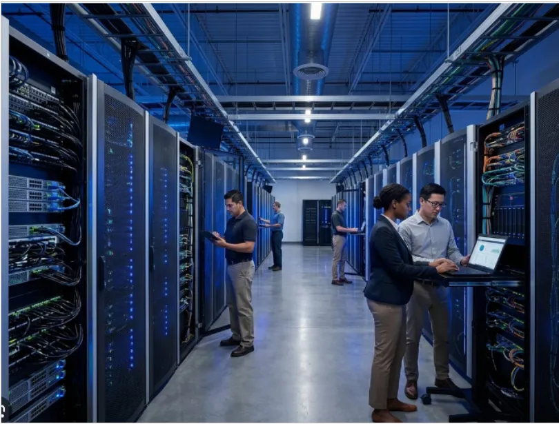 Data Center Lighting and Backup Power: Key Requirements for AI Infrastructure — FusionBrite