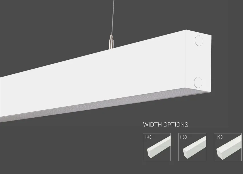 H-LINE installation in modern office