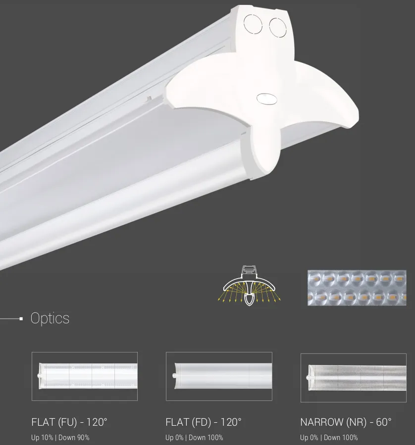 U-LINE indirect linear lighting - glare-free for school and office